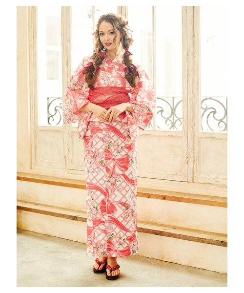 Maison de FLEUR（メゾンドフルール）の「フレンチリボン浴衣（）」 - WEAR