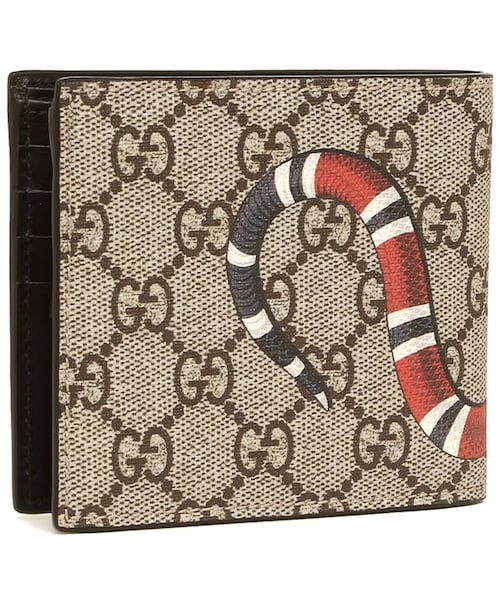 GUCCI（グッチ）の「グッチGUCCI 2つ折り式財布 451266 二つ折財布 蛇