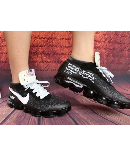 黒*羽様 NIKE OFF-WHITE ナイキ オフホワイト マーキュリアル ヴ 黒*羽