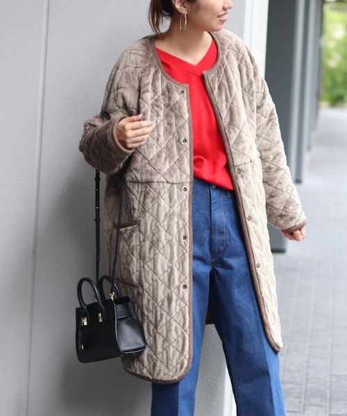 FRAMeWORK（フレームワーク）の「LAVENHAM 別注リバーシブルノーカラー