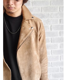 LOUNGE LIZARD（ラウンジリザード）の「CALF SUEDE SILKY FINISH W