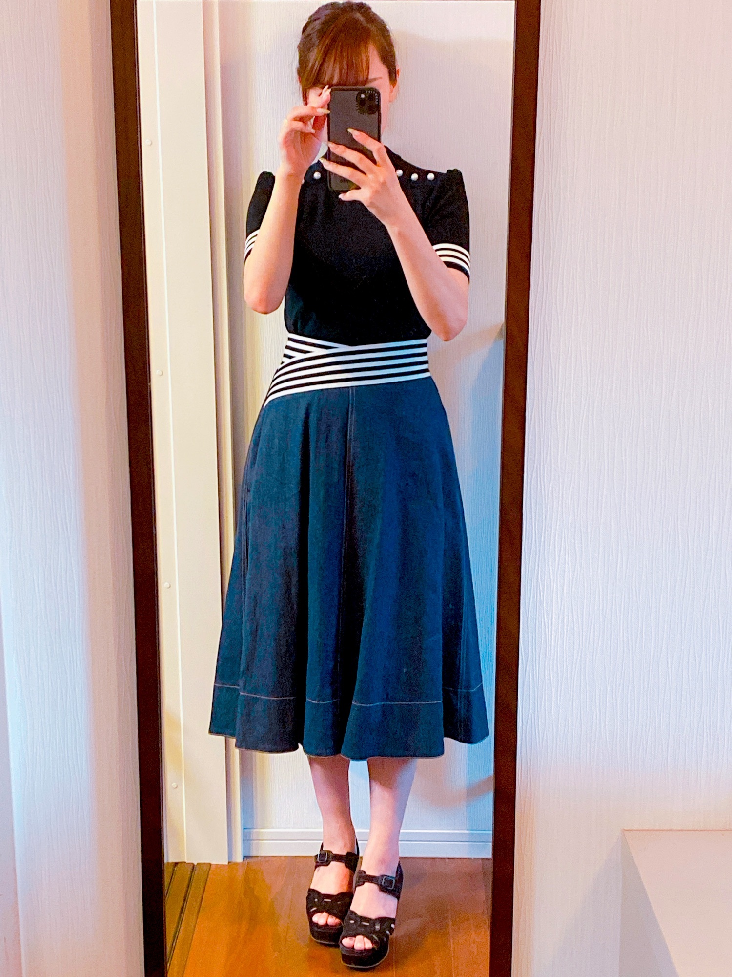 BORDERS at BALCONY スカート