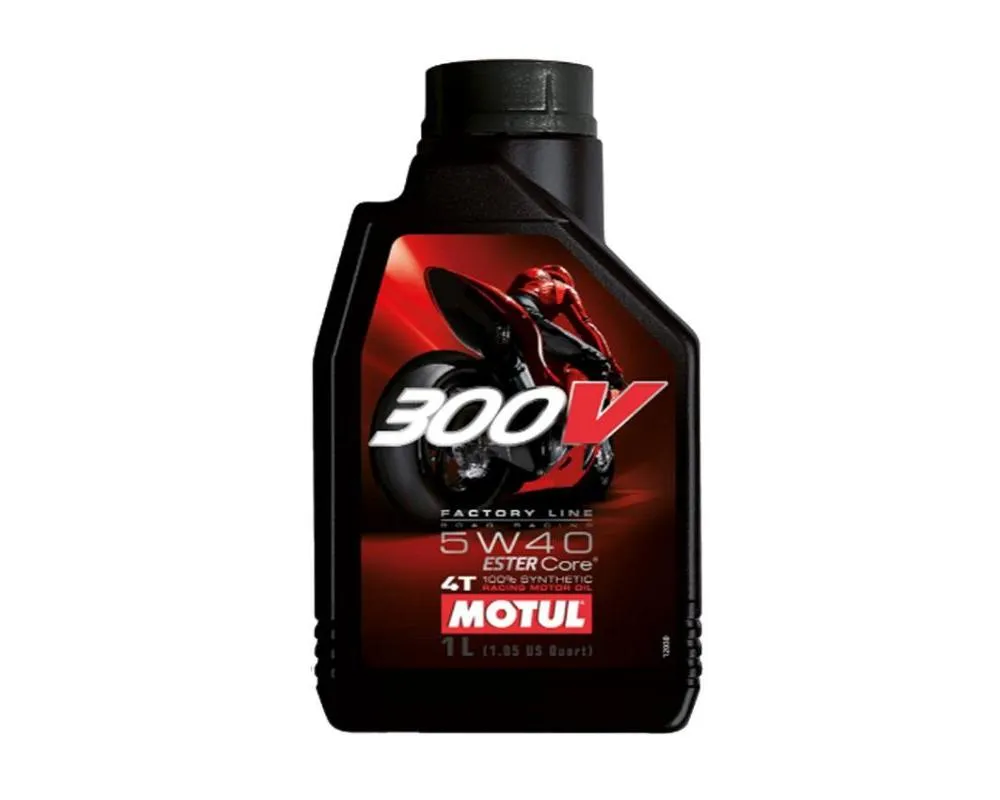 Motul 300V 5W-40 Racing Motor Oil 1L (1.05 qt.) 104112 | Vivid Racing