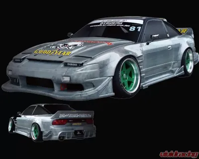 Origin Lab D196-FB Front Splitter for Nissan 240SX S13 89-94