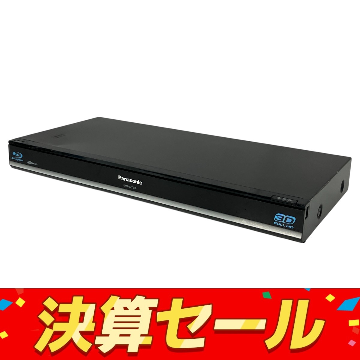2TB-W録-3D-Panasonic BDレコーダーDMR-BWT500完動品 □整備品 Panasonic