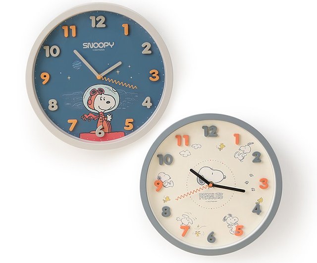 16%OFF】台湾 ピーナッツ スヌーピー 立体デジタル静音時計