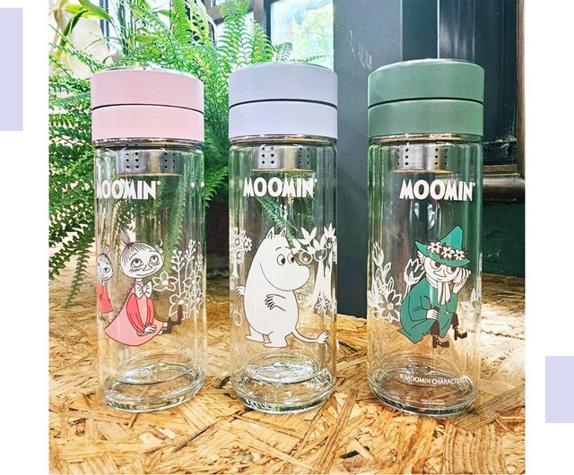 台湾 MOOMIN公式コラボ | クリアボトル 350ml (ムーミン/ミイ