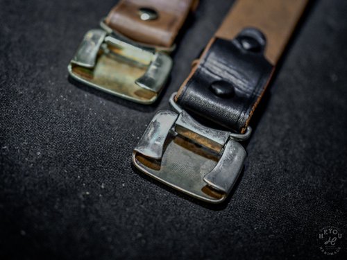 送料無料】台湾 ヒコックバックルベルト-ヴィンテージ紳士ベルト