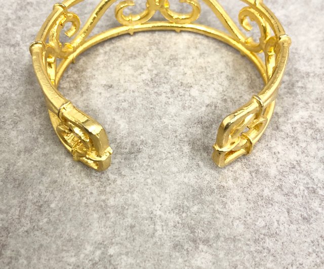 日本直送 名牌中古包 】CELINE セリーヌ バングル ゴールド ツイスト