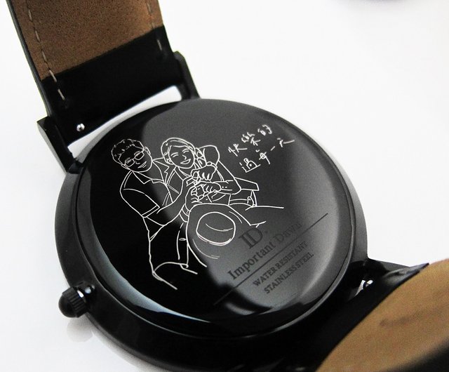 送料無料】台湾 【オーダーメイド時計ギフト】結婚28周年記念（表面