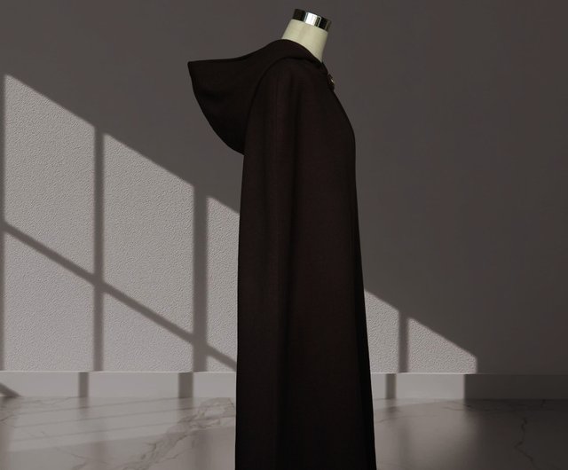 香港 ゴシックケープコート | ウールケープ フード付き ロング丈