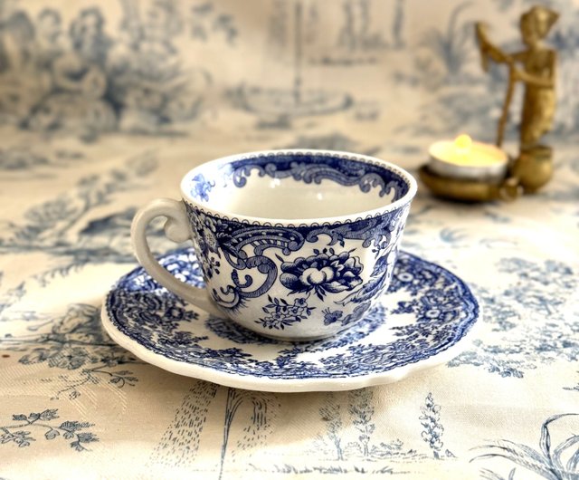 台湾 40231-フランスアンティーク K&G LUNEVILLE ティーカップ