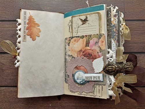 ヴィンテージグラシンシートbook ジャンクジャーナル