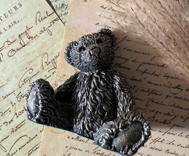 香港 英国カントリーアーティストスターリングシルバーベア Old Things