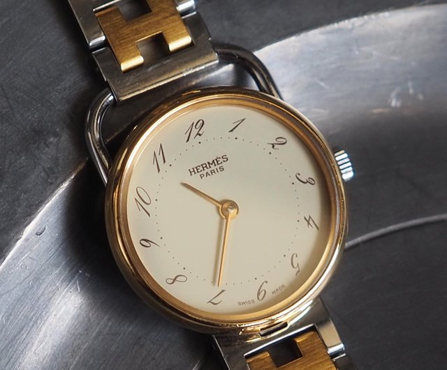 HERMES エルメス アルソー ウォッチ 腕時計 ゴールド シルバー