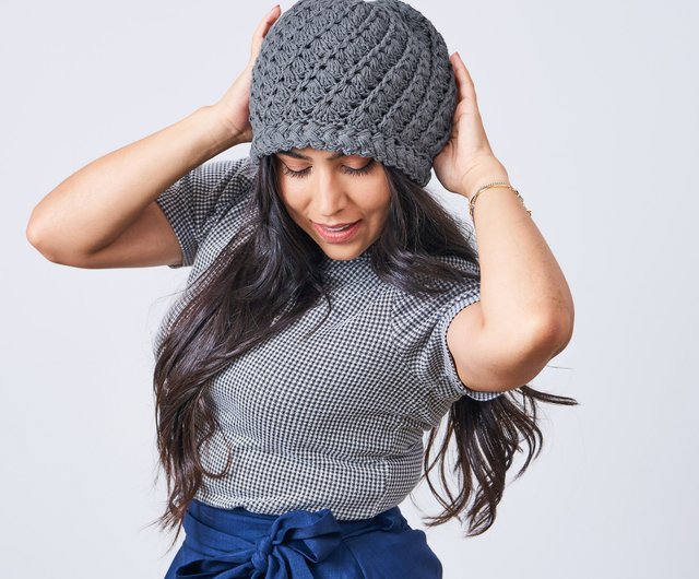 SEX POT スカル装飾 ニット帽 SEX POT ReVeNGe ニット帽 帽子 セクポ