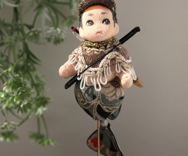 BJD ちりめん細工の金魚の人魚 男の子 アートドール 創作人形 Asou