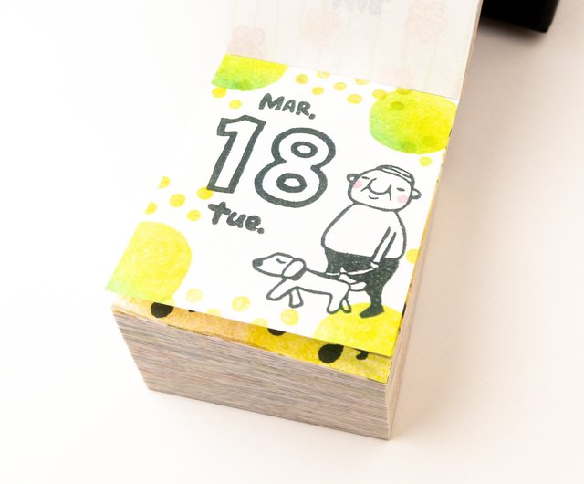 RiraRiraはんこ日めくりカレンダー2025【箱入り】 RiraRiraはんこ