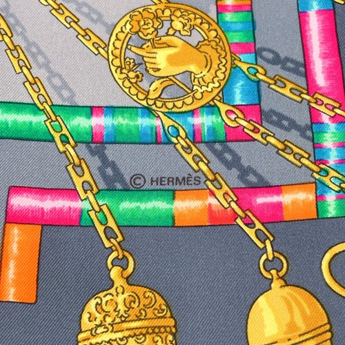 日本直送 中古美品】エルメス HERMES スカーフ カレ 90 大判スカーフ