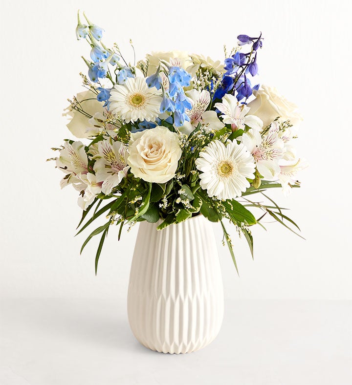 Treasured Memories ™ Blue and White | 1800Flowers.com