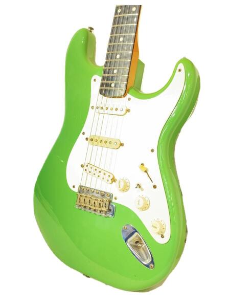 セイモア・ダンカン ストラトボディ エレキギター グリーン Seymour