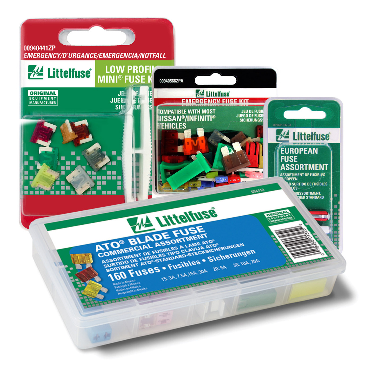 車載用ブレード, ガラス & インジケータヒューズ アソートメントパック