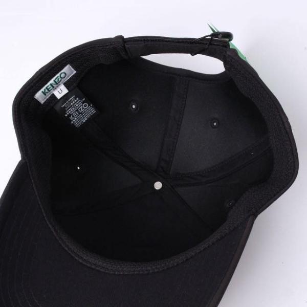 KENZO ケンゾー キャップ CAP タイガー Tiger ロゴ ネオン 蛍光 Black