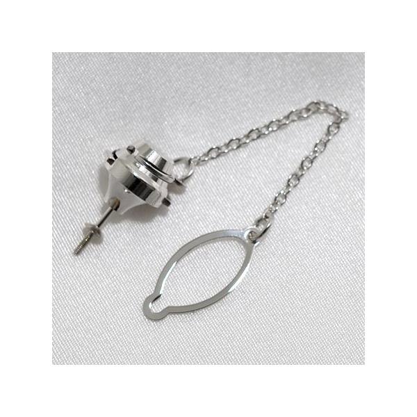 1粒真珠用 タイタック（ネクタイピン・ピンブローチ）金具 針：Pt900