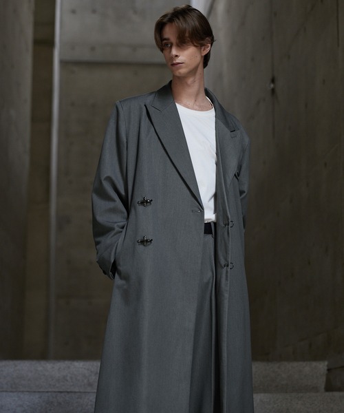 CLEL | 【CLEL】Prime TR Double Lapel Coat / プライムTR ダブル