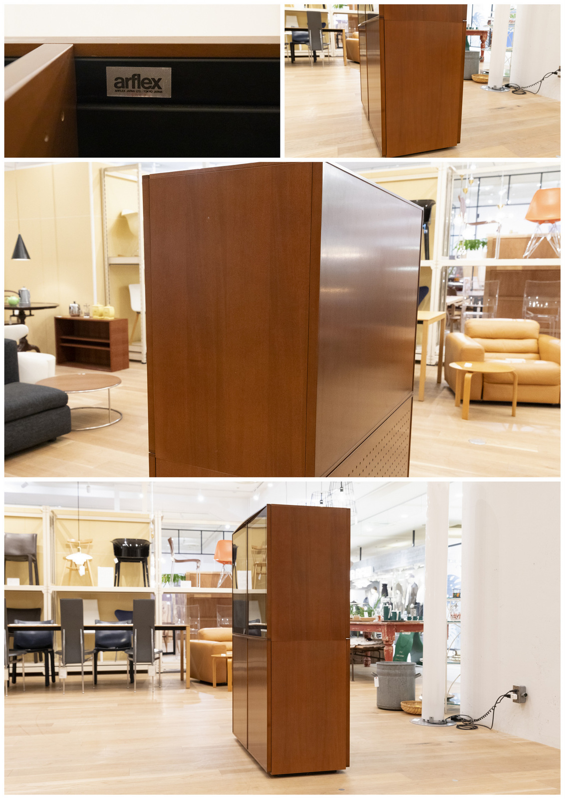 arflex アルフレックス｜コンポーザー キャビネット w1000 - 中古家具