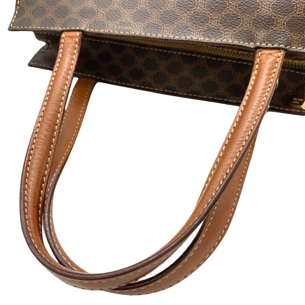 CELINE セリーヌ ハンドバッグ セリーヌ マカダム柄 ハンドバッグ PVC