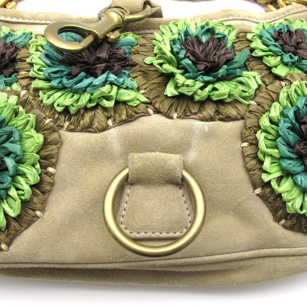 MIUMIU ミュウミュウ チェーン ショルダーバッグ フラワー 花 肩掛け