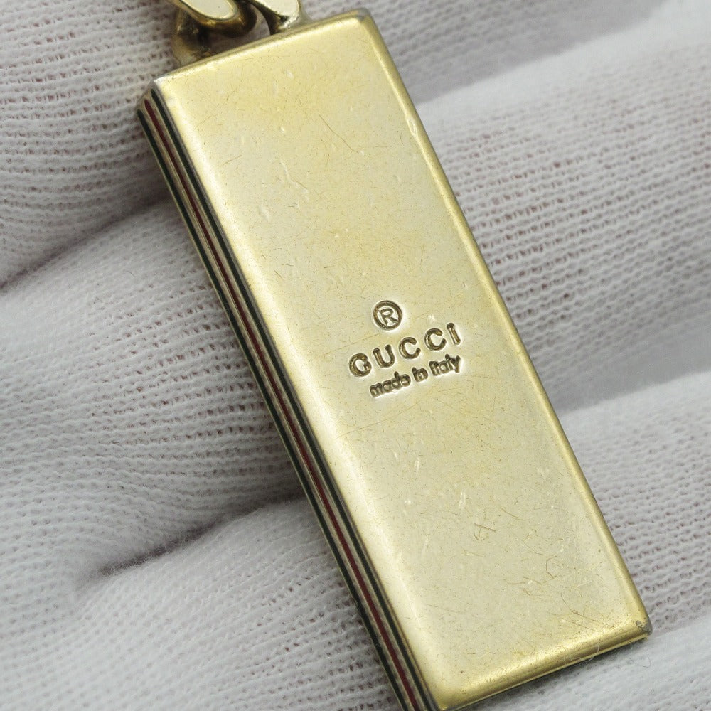 GUCCI グッチ ロゴ プレート キーリング キーホルダー チャーム