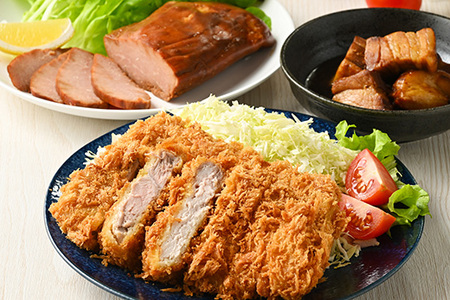 佐藤畜産の極選豚 ミックスブロック約4kgセット※離島への配送不可 ｜肉