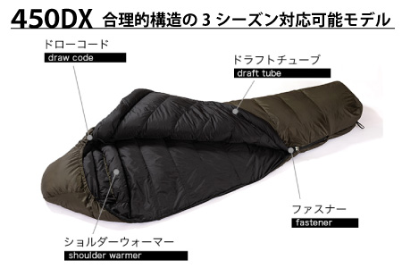 NANGA × SUNDAY MOUNTAIN Limited Schlaf 450DX（ブラック）【キャンプ