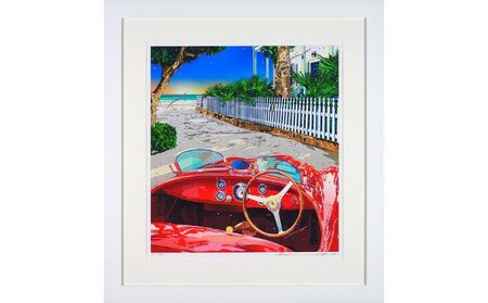 版画 鈴木英人 「イタリア育ちの赤い果実」 シリアルナンバー入り