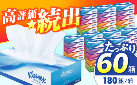 クリネックス 60箱 ボックスティッシュ ティッシュペーパー [BDBH001-1