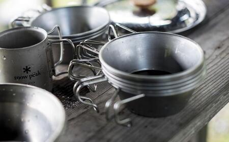 スノーピーク チタンシェラカップ 4個セット E-104 (Snow Peak