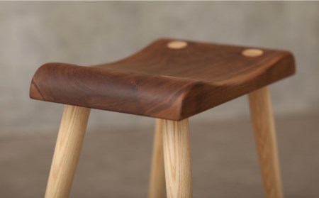 ウォールナット スツール 《糸島》【answer】椅子 イス いす お洒落