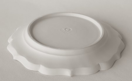 臼杵焼〕稜花リム皿（L）【2枚セット】 | 大分県臼杵市 | ふるさと