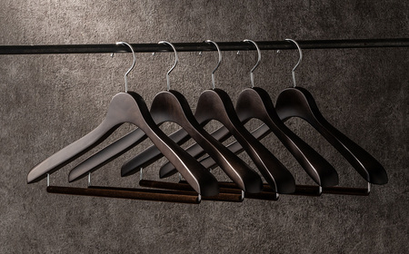 ナカタハンガー】SET-15/メンズスーツハンガー5本 | 兵庫県豊岡市
