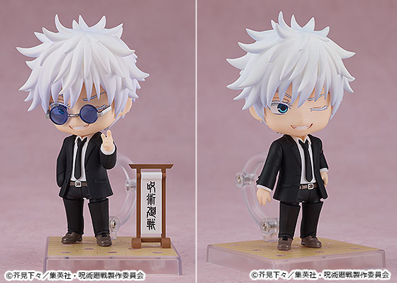 呪術廻戦」五条悟＆夏油傑がスーツ姿でねんどろいど化！ “まくり”や