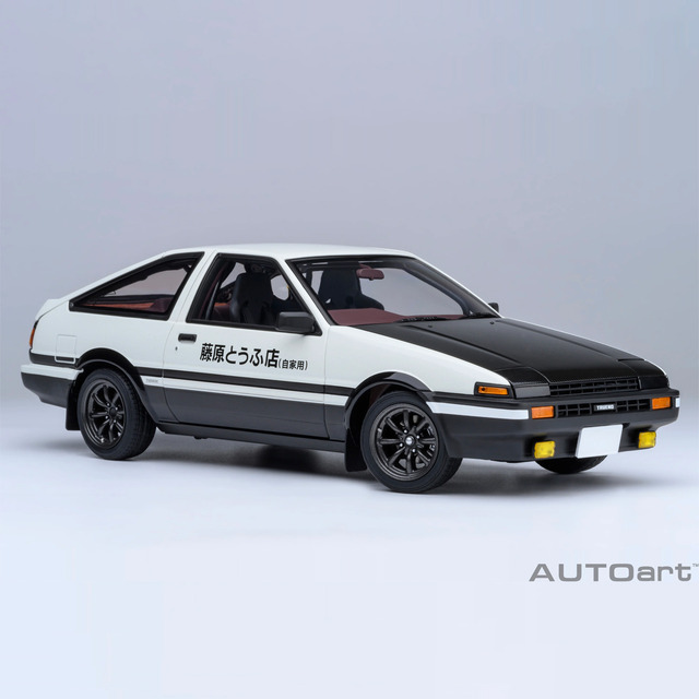 頭文字D」トレノ（AE86）を再現…完成度の高ッ！ 1/18サイズのミニカー