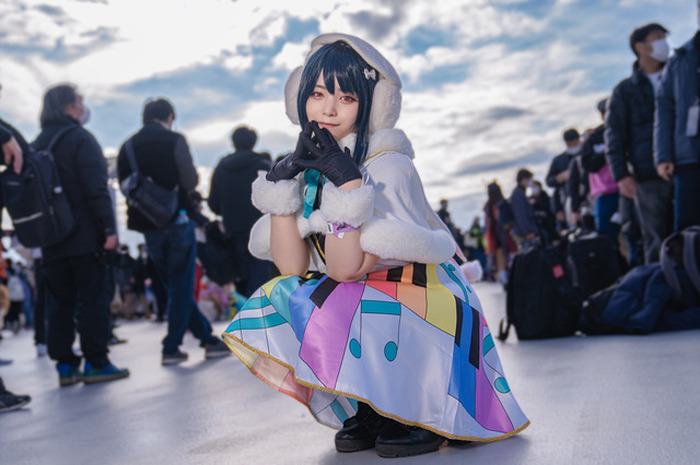 コスプレ】「虹ヶ咲」栞子ちゃんの音符衣装がひたすらキュート♪ 注目