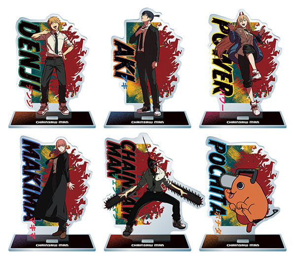 ラウンドワン限定 チェンソーマン アクキー 6種セット ラウンドワン