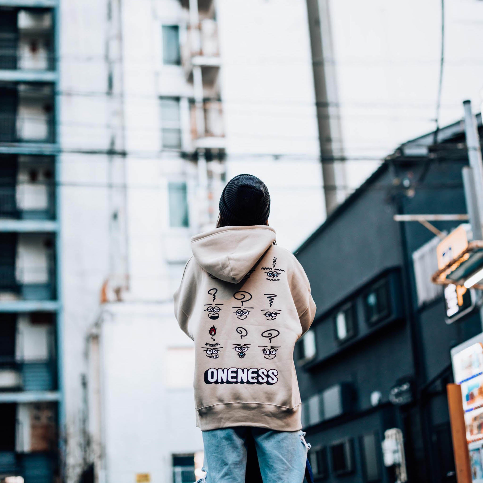 ONENESSパーカー 【THE ONENESS】オーバーサイズフーディー・コート