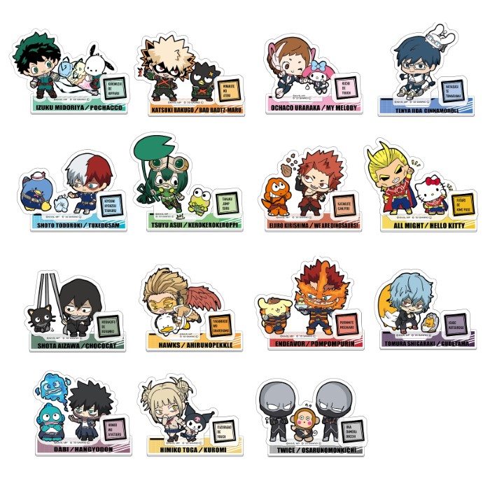 僕のヒーローアカデミア」×「サンリオキャラクターズ」第2弾コラボ