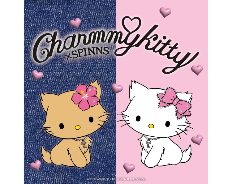 チャーミーキティ」と「日焼けしたチャーミーキティ」アパレルアイテム