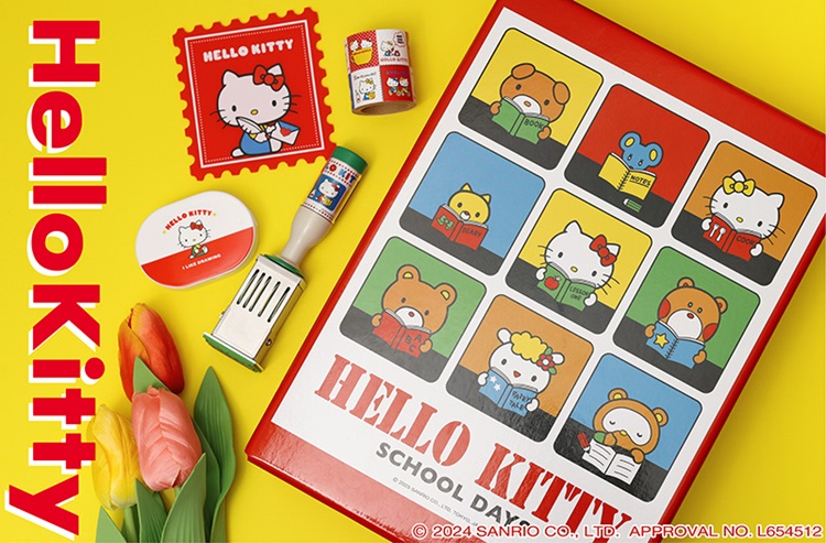 ハローキティのレトロでかわいい文房具が郵便局のネットショップに登場