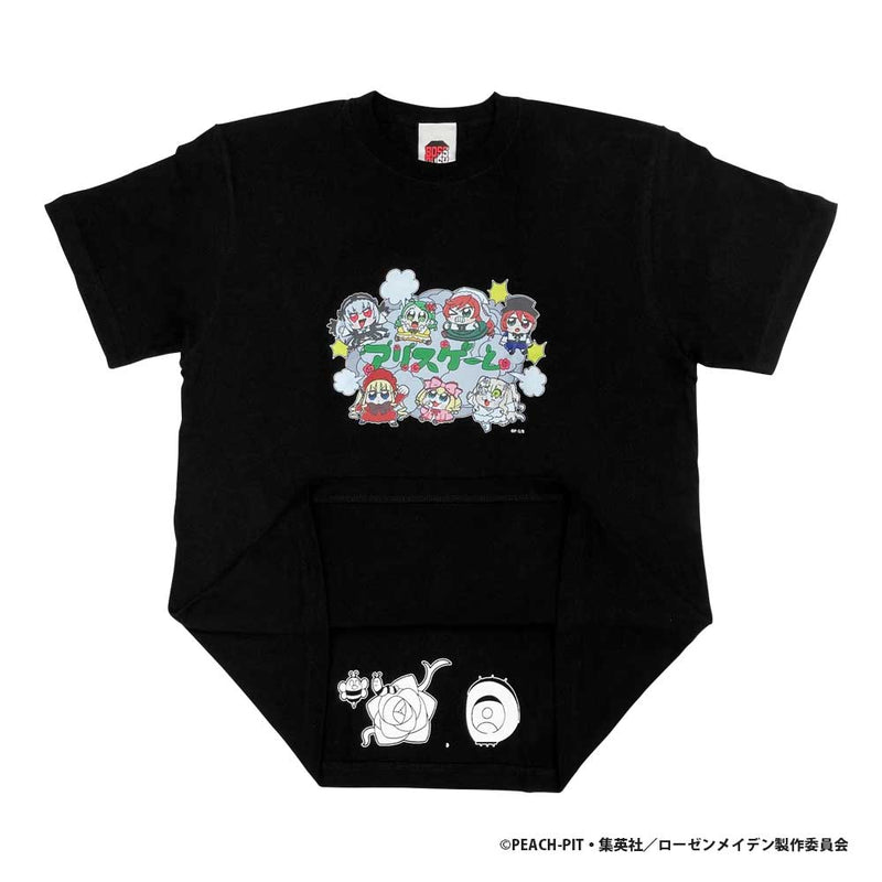 TVアニメ「ローゼンメイデン」×大川ぶくぶコラボTシャツ ブラック